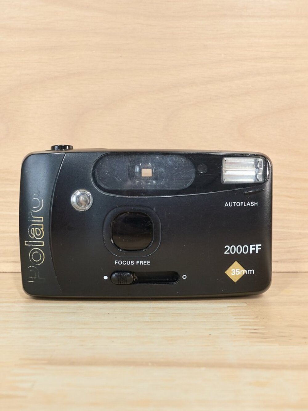 Polaroid 2000 FF 35mm Film Camera Focus Free Auto Flash Tested Working